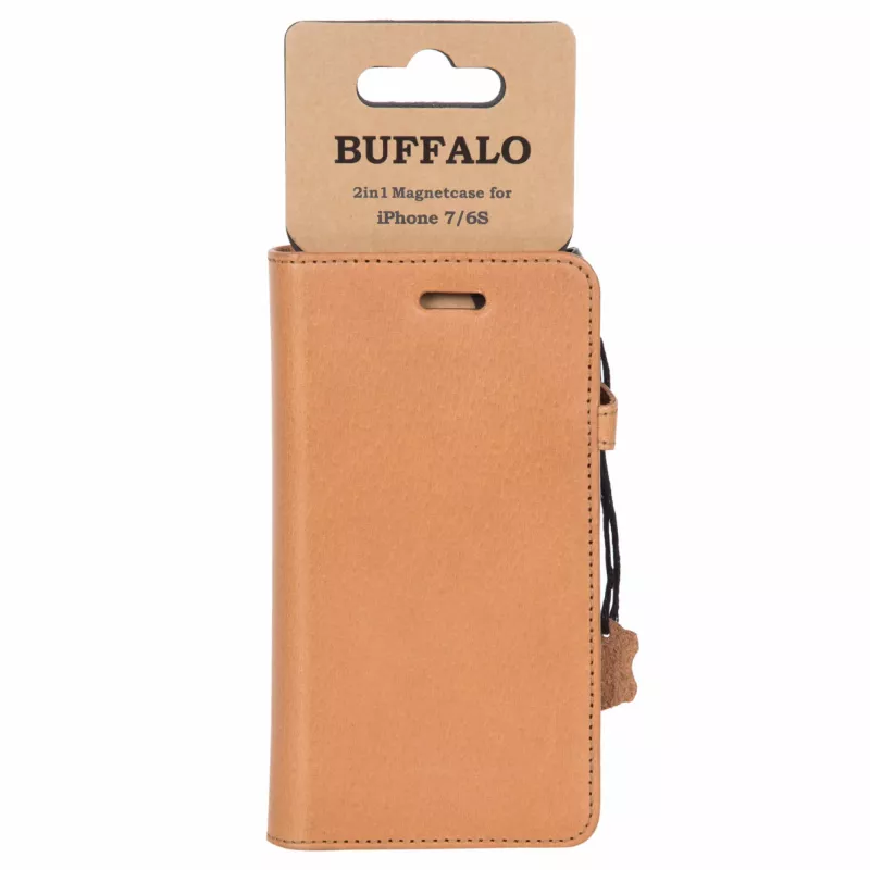 Buffalo 657514 mobile phone case 11.9 cm (4.7 inch) Flip case Cognac colour