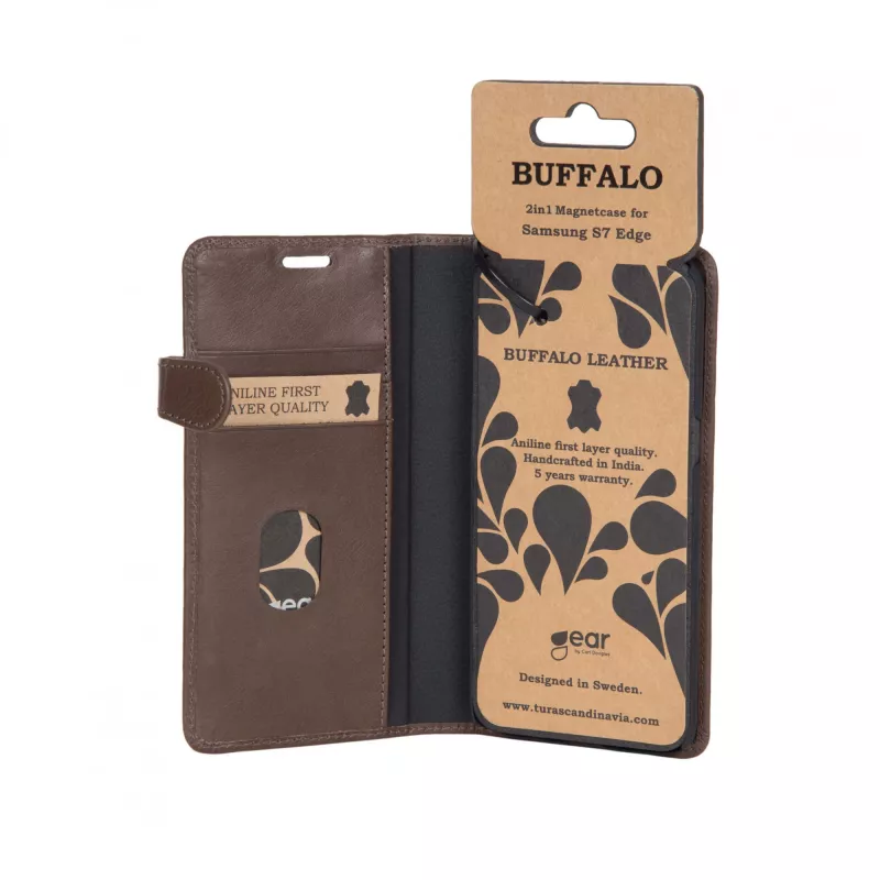 Buffalo 657525 mobile phone case 14 cm (5.5 inch) Folio Brown