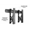 Video Wall Mount Multibrackets M Public Push 40-70 inch Black