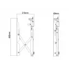 Video Wall Mount Multibrackets M Public Push 40-70 inch Black