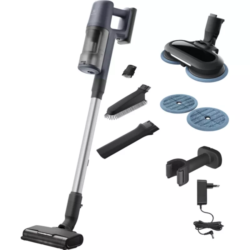 Electrolux EP61H21WET 2-in-1 stick vacuum Battery Dry Bagless 0.6 L 85 W Blue 2.5 Ah