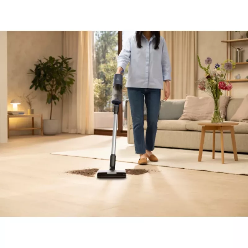 Electrolux EP61H21WET 2-in-1 stick vacuum Battery Dry Bagless 0.6 L 85 W Blue 2.5 Ah