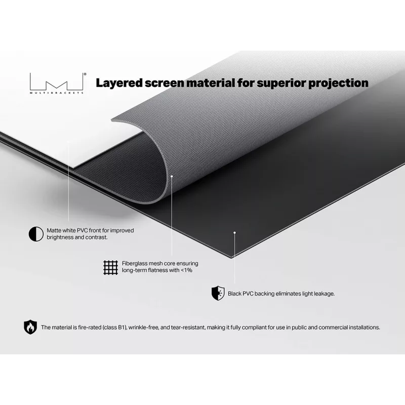 Multibrackets M 4:3 Manual Projection Screen 200x150, 100 inch