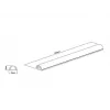 Multibrackets M Universal Cable Cover Black 18mm-W 1600-L