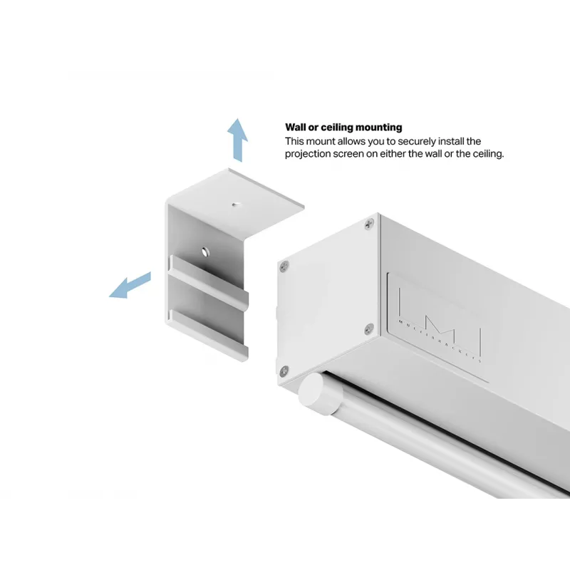 Multibrackets M 1:1 Manual Projection Screen 200x200, 112 inch White Edition