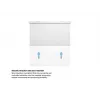 Multibrackets M 1:1 Manual Projection Screen 200x200, 112 inch White Edition