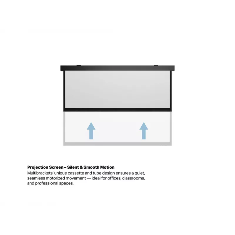 Multibrackets M 16:9 Motorized Projection Screen 240x135, 108 inch Black Edition