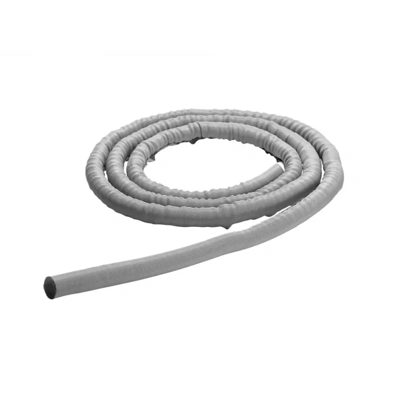 Cable sock Multibrackets M Universal Self‑wrapping 19 mm Silver 25 m, polyester, -50–150°C