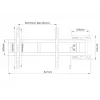 Swing Arm Mount MULTIBRACKETS M Universal 180° — for 26 inch–47 inch screens, VESA up to 400x400, max 25 kg, black