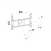 Single Screen Public Display Stand MULTIBRACKETS M – Black, supports up to 60 kg, VESA 200x200–800x400