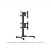 Single Screen Public Display Stand MULTIBRACKETS M – Black, supports up to 60 kg, VESA 200x200–800x400