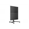 Single Screen Public Display Stand MULTIBRACKETS M – Black, supports up to 60 kg, VESA 200x200–800x400