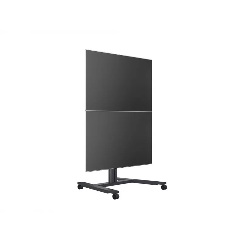 Single Screen Public Display Stand MULTIBRACKETS M – Black, supports up to 60 kg, VESA 200x200–800x400