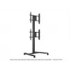 Single Screen Public Display Stand MULTIBRACKETS M – Black, supports up to 60 kg, VESA 200x200–800x400