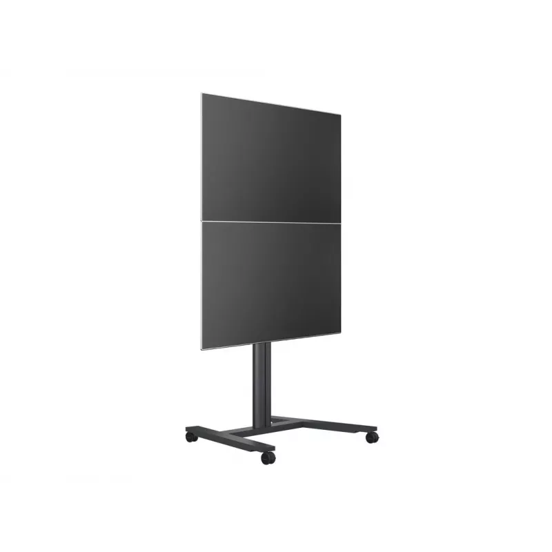Single Screen Public Display Stand MULTIBRACKETS M – Black, supports up to 60 kg, VESA 200x200–800x400