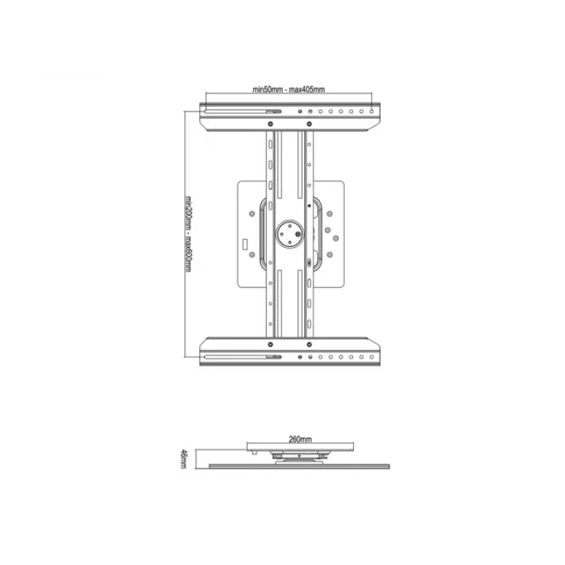 Multibrackets M Universal Digital Signage Wallmount Black