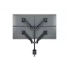 Multibrackets M VESA Gas Lift Arm Quad Black 40 kg 15-32 inch