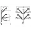 Multibrackets M VESA Gas Lift Arm Quad Black 40 kg 15-32 inch