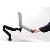 Multibrackets M Laptop Holder Gas Lift Arm Silver, Laptop stand, Silver, 100 x 100 mm, 500 g, 250 mm, 250 mm