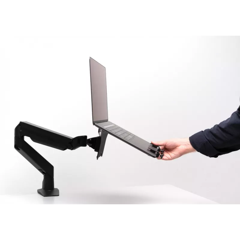 Multibrackets M Laptop Holder Gas Lift Arm Silver, Laptop stand, Silver, 100 x 100 mm, 500 g, 250 mm, 250 mm