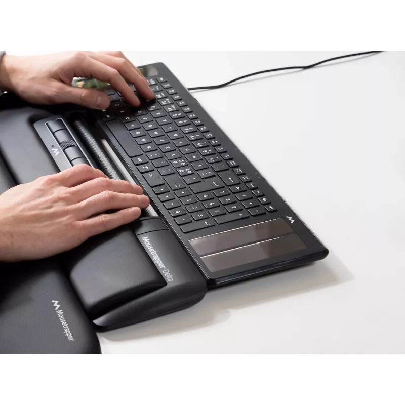 Mousetrapper Delta Mouse Black Regular USB-A, USB Type-A, 4000 DPI, Black