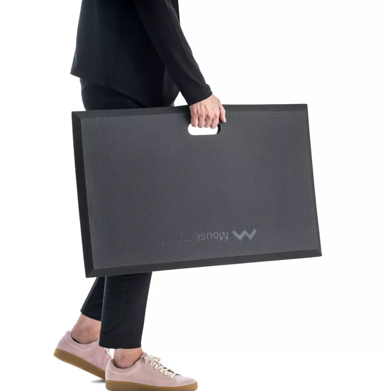 Standing Mat Mousetrapper Active Standing Mat — rectangular, black, 740×450 mm, 1.8 cm thickness