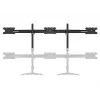 Triple monitor desktop mount expansion kit MULTIBRACKETS M VESA for 3 displays 24–32 inch up to 24 kg, aluminium/plastic, black