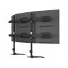 Triple monitor desktop mount expansion kit MULTIBRACKETS M VESA for 3 displays 24–32 inch up to 24 kg, aluminium/plastic, black