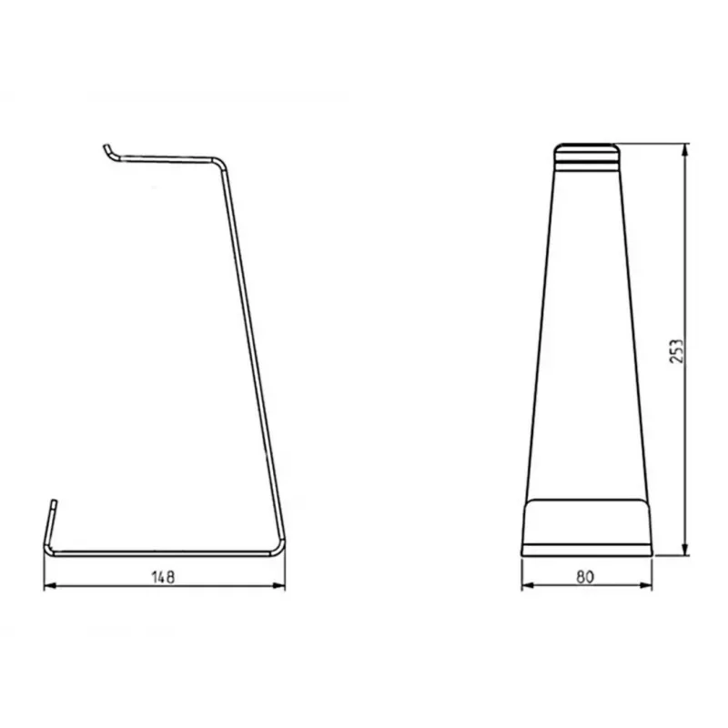 Headphone holder Multibrackets M Headset Holder Table stand White