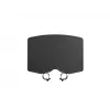 Shelf Multibrackets M Public Floorstand Shelf Basic 150 Black Plastic Steel