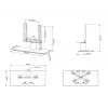 Table Stand Multibrackets M VESA Tablestand Turn Black X Small MAX 200x200