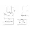 Multibrackets M VESA Tablestand Turn Small MAX 300x300 Black