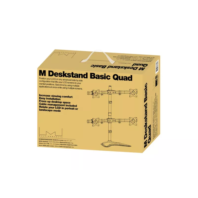 Multibrackets M Deskstand Basic Quad Freestanding Mount 32 kg 15-27 inch