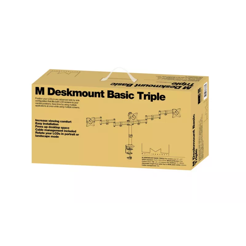 Desk Mount Multibrackets M Deskmount Basic Triple