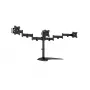 Monitor Desk Stand MULTIBRACKETS M Deskstand Basic Triple — 3-way, VESA 75x75–100x100, supports up to 24 kg, for 15 inch–27 inch screens, black
