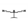 Monitor Desk Stand MULTIBRACKETS M Deskstand Basic Triple — 3-way, VESA 75x75–100x100, supports up to 24 kg, for 15 inch–27 inch screens, black