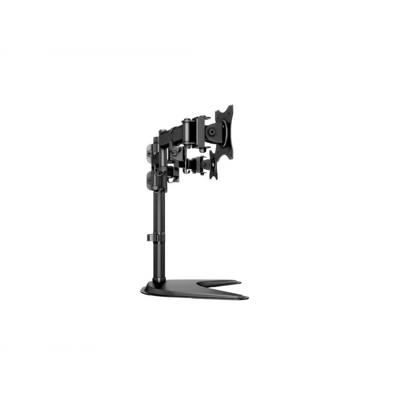 Monitor Desk Stand MULTIBRACKETS M Deskstand Basic Triple — 3-way, VESA 75x75–100x100, supports up to 24 kg, for 15 inch–27 inch screens, black