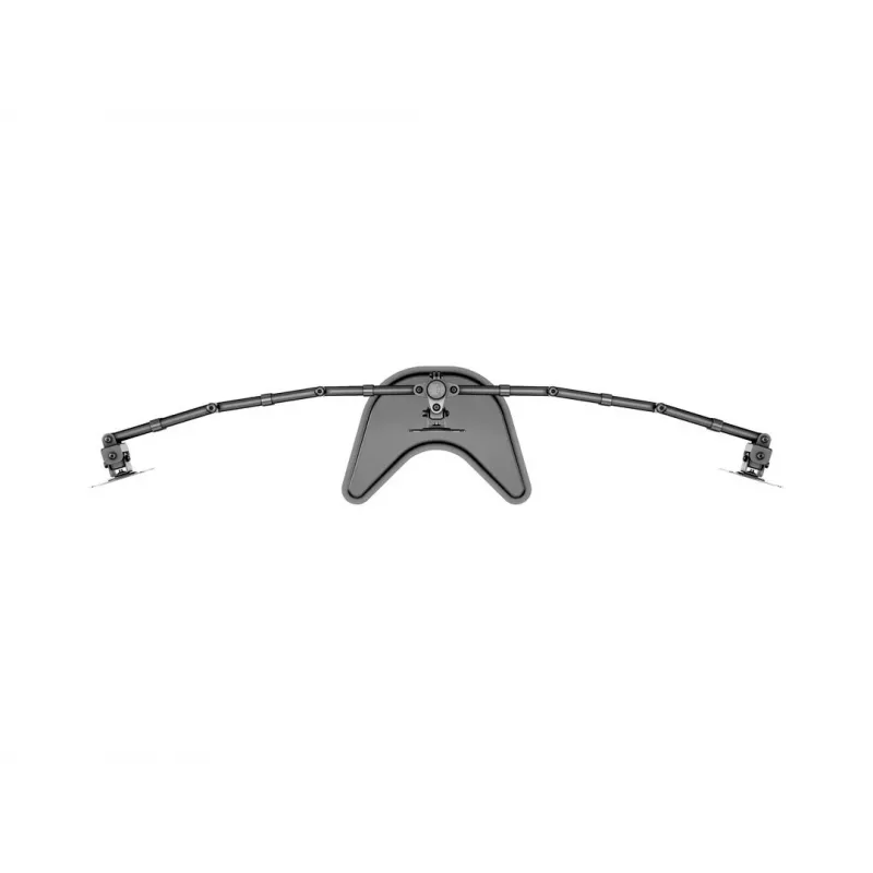Monitor Desk Stand MULTIBRACKETS M Deskstand Basic Triple — 3-way, VESA 75x75–100x100, supports up to 24 kg, for 15 inch–27 inch screens, black