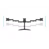 Monitor Desk Stand MULTIBRACKETS M Deskstand Basic Triple — 3-way, VESA 75x75–100x100, supports up to 24 kg, for 15 inch–27 inch screens, black
