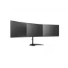 Monitor Desk Stand MULTIBRACKETS M Deskstand Basic Triple — 3-way, VESA 75x75–100x100, supports up to 24 kg, for 15 inch–27 inch screens, black