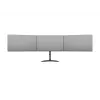 Monitor Desk Stand MULTIBRACKETS M Deskstand Basic Triple — 3-way, VESA 75x75–100x100, supports up to 24 kg, for 15 inch–27 inch screens, black