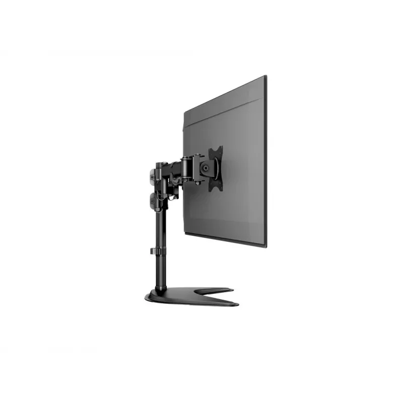 Monitor Desk Stand MULTIBRACKETS M Deskstand Basic Triple — 3-way, VESA 75x75–100x100, supports up to 24 kg, for 15 inch–27 inch screens, black