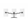 Monitor Desk Stand MULTIBRACKETS M Deskstand Basic Triple — 3-way, VESA 75x75–100x100, supports up to 24 kg, for 15 inch–27 inch screens, black
