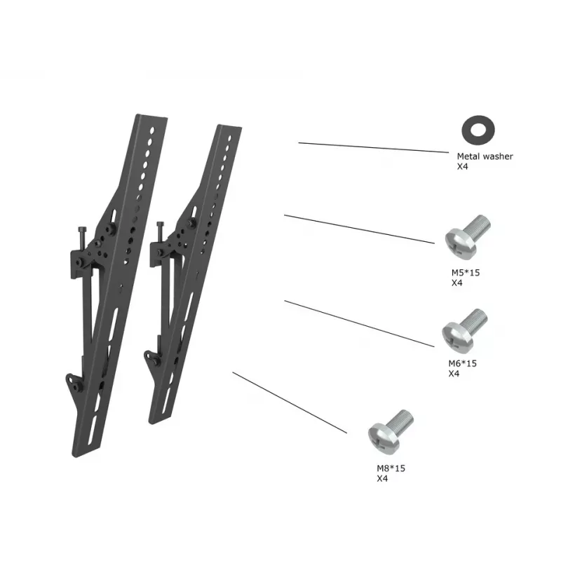 Flat panel mount arm MULTIBRACKETS M Pro Series Tilt Arms 400mm, black, aluminium/steel, 2 pcs