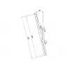 Flat panel mount arm MULTIBRACKETS M Pro Series Tilt Arms 600 mm, steel, black, 2 pcs