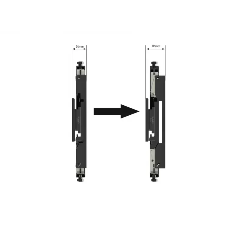 Flat panel mount arm Multibrackets M Pro Series Micro-Adjustable Arms 400mm Black Steel