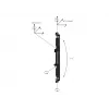 Flat panel mount arm Multibrackets M Pro Series Micro-Adjustable Arms 400mm Black Steel