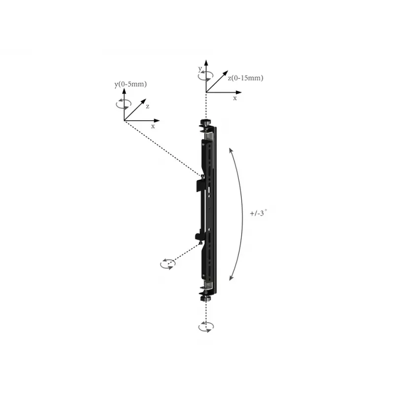 Flat panel mount arm Multibrackets M Pro Series Micro-Adjustable Arms 400mm Black Steel