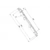 Flat panel mount arm Multibrackets M Pro Series Micro-Adjustable Arms 400mm Black Steel