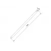 Pipe Multibrackets M Pro Series Extension Pipe 1.5m Black Steel